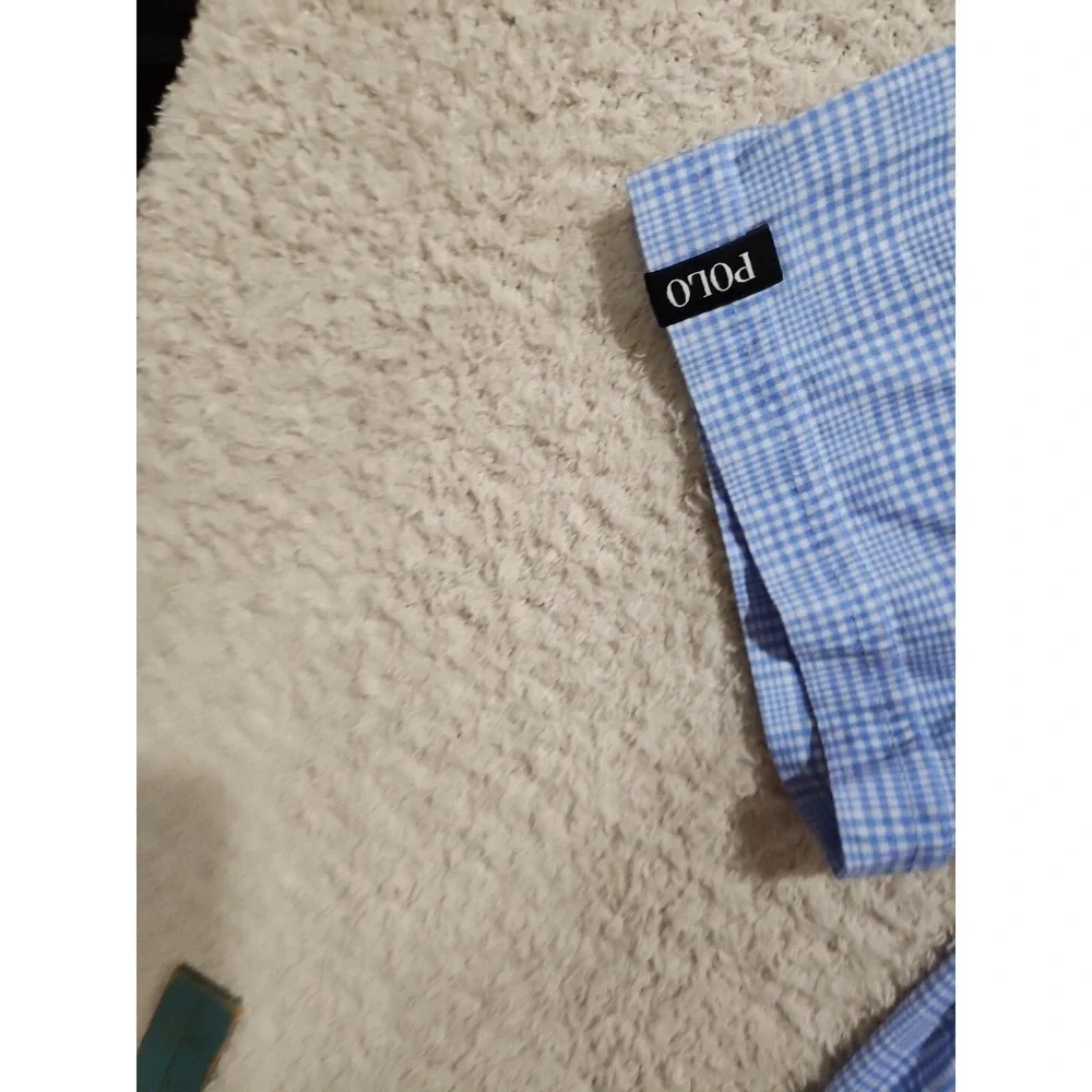 Polo Ralph Lauren Performance Shirt Mens Large Blue Short Sleeve Golf Very Nice